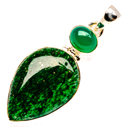 Green Aventurine Pendants handcrafted by Ana Silver Co - PD29892 - Photo 2