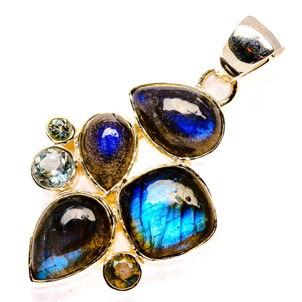 Labradorite Pendants handcrafted by Ana Silver Co - PD29897 - Photo 2