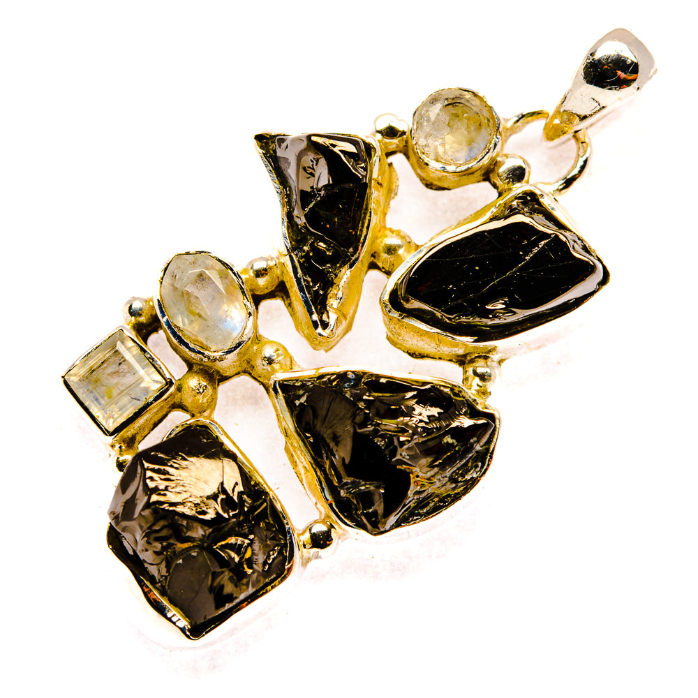 Shungite Pendants handcrafted by Ana Silver Co - PD29898 - Photo 2
