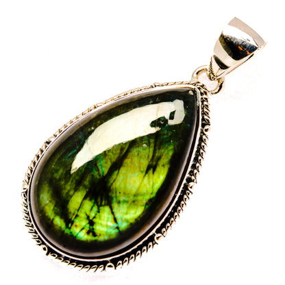 Labradorite Pendants handcrafted by Ana Silver Co - PD29913 - Photo 2