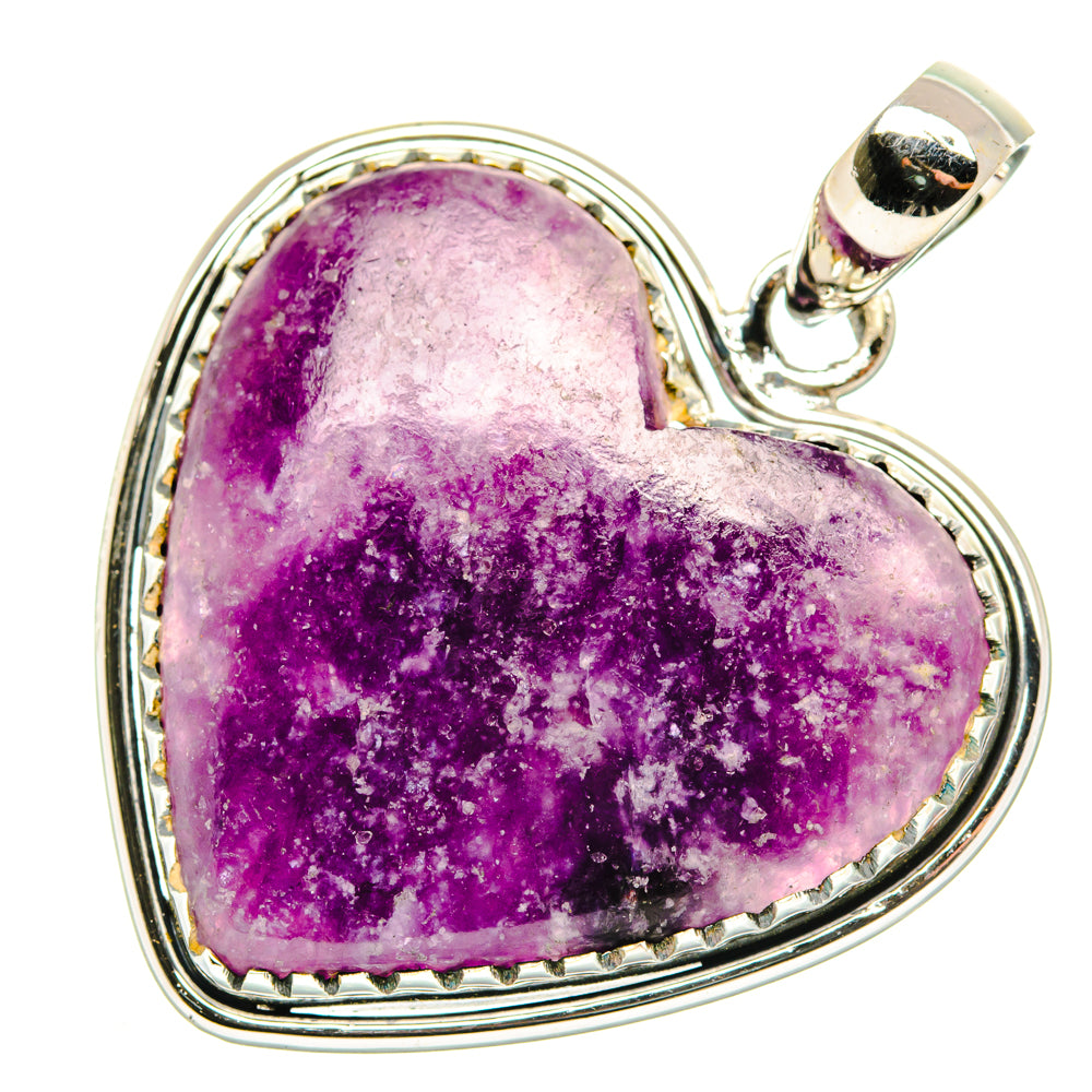 Lepidolite Pendants handcrafted by Ana Silver Co - PD29923 - Photo 2