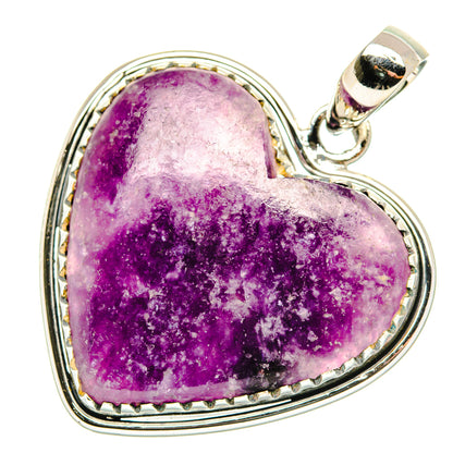 Lepidolite Pendants handcrafted by Ana Silver Co - PD29923 - Photo 2