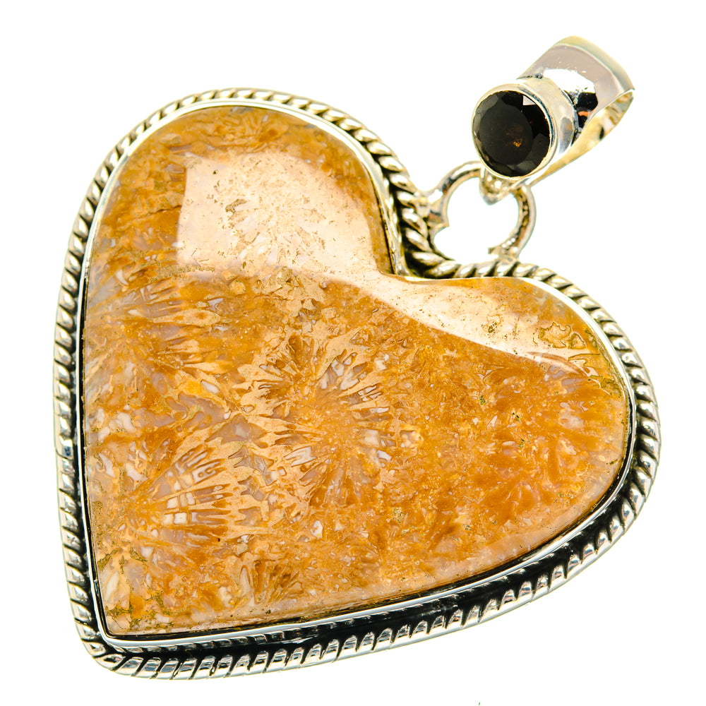 Fossil Coral Pendants handcrafted by Ana Silver Co - PD29925 - Photo 2