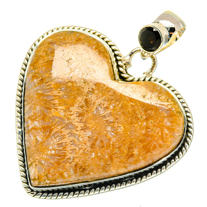 Fossil Coral Pendants handcrafted by Ana Silver Co - PD29925 - Photo 2