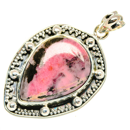 Rhodonite Pendants handcrafted by Ana Silver Co - PD29935 - Photo 2