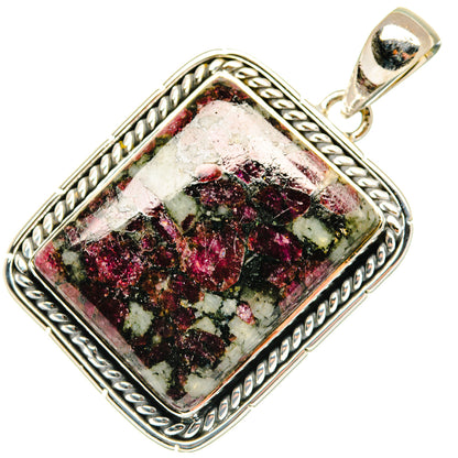 Russian Eudialyte Pendants handcrafted by Ana Silver Co - PD29948 - Photo 2