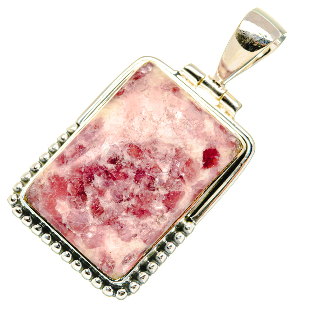 Lepidolite Pendants handcrafted by Ana Silver Co - PD29958 - Photo 2
