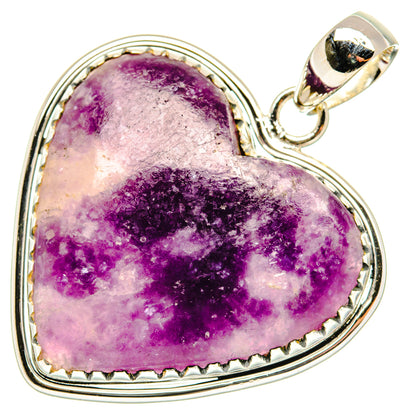 Lepidolite Pendants handcrafted by Ana Silver Co - PD29960 - Photo 2