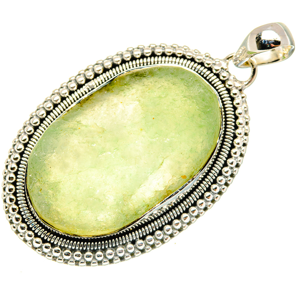Prehnite Pendants handcrafted by Ana Silver Co - PD29962 - Photo 2