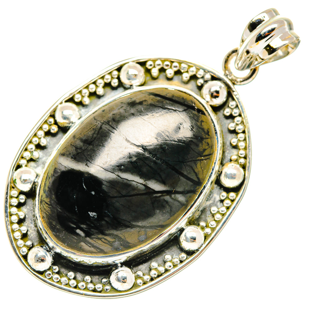 Picasso Jasper Pendants handcrafted by Ana Silver Co - PD29965 - Photo 2