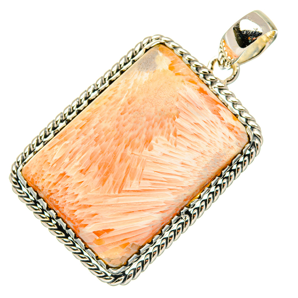 Scolecite Pendants handcrafted by Ana Silver Co - PD29973 - Photo 2