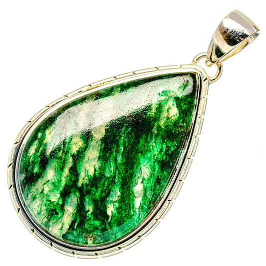 Green Aventurine Pendants handcrafted by Ana Silver Co - PD29978 - Photo 2