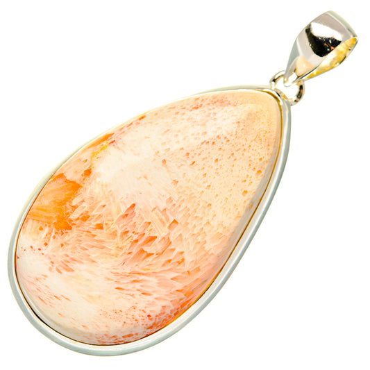 Scolecite Pendants handcrafted by Ana Silver Co - PD29984 - Photo 2