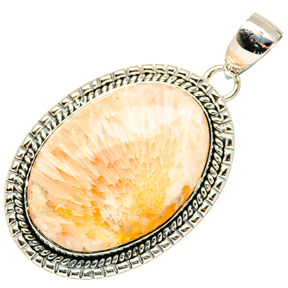 Scolecite Pendants handcrafted by Ana Silver Co - PD29985 - Photo 2