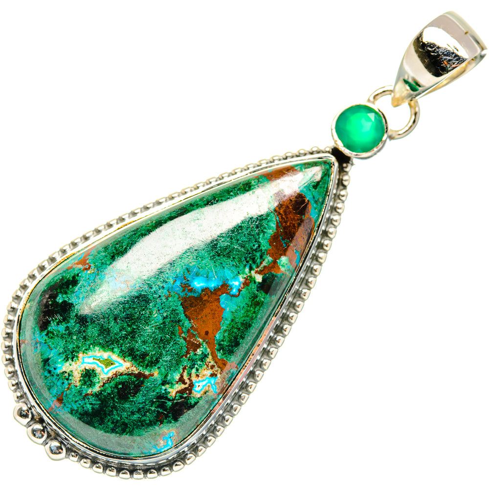 Malachite Pendants handcrafted by Ana Silver Co - PD29986 - Photo 2