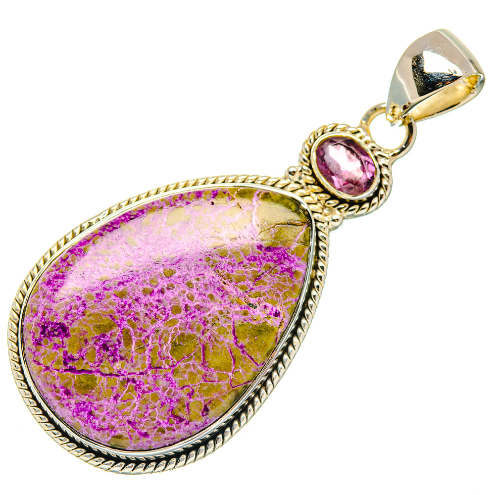 Stichtite Pendants handcrafted by Ana Silver Co - PD29989 - Photo 2