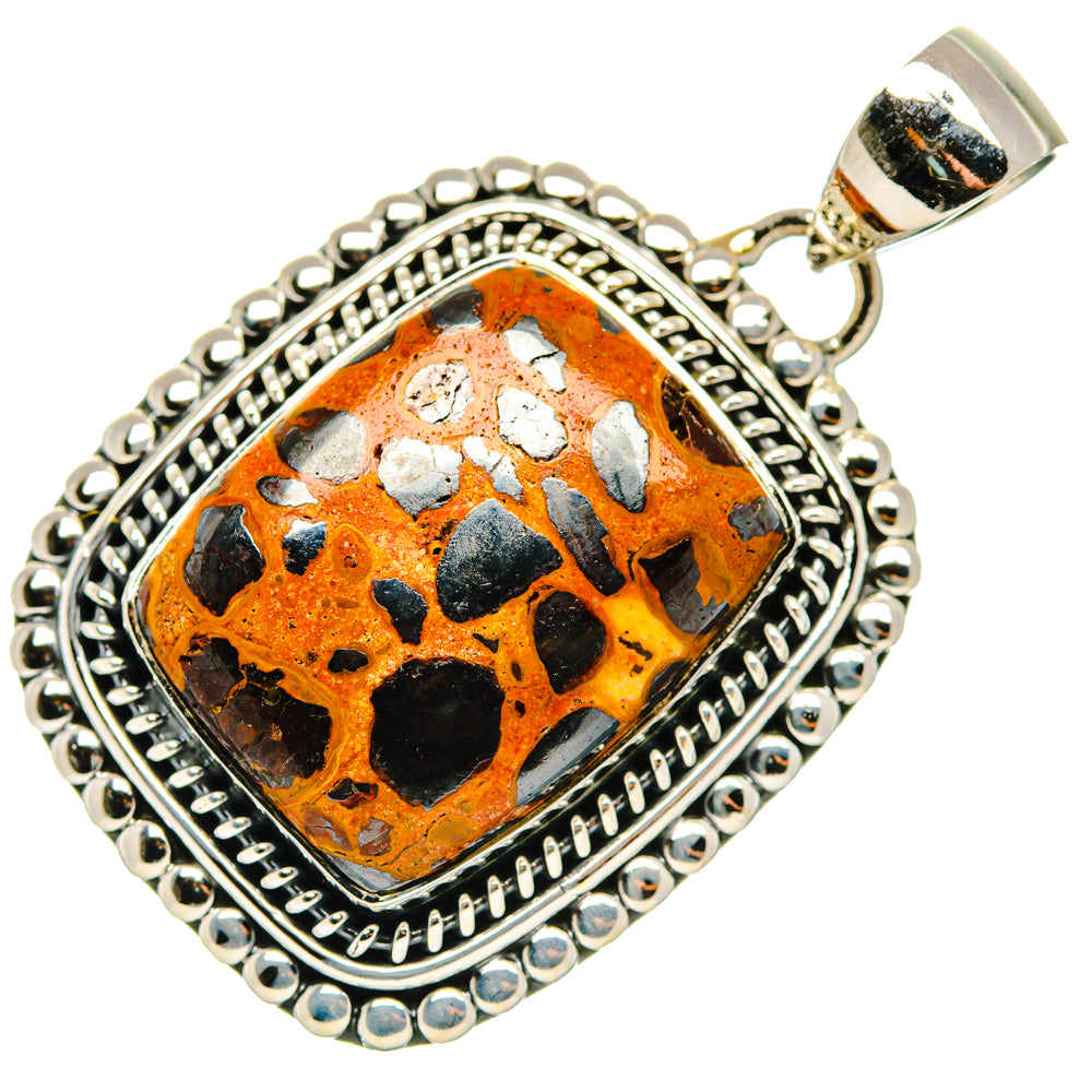 Bauxite Pendants handcrafted by Ana Silver Co - PD29993 - Photo 2