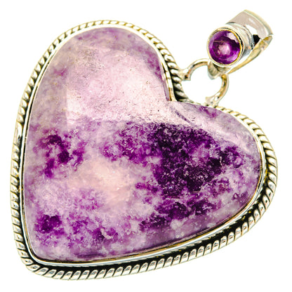 Lepidolite Pendants handcrafted by Ana Silver Co - PD30003 - Photo 2