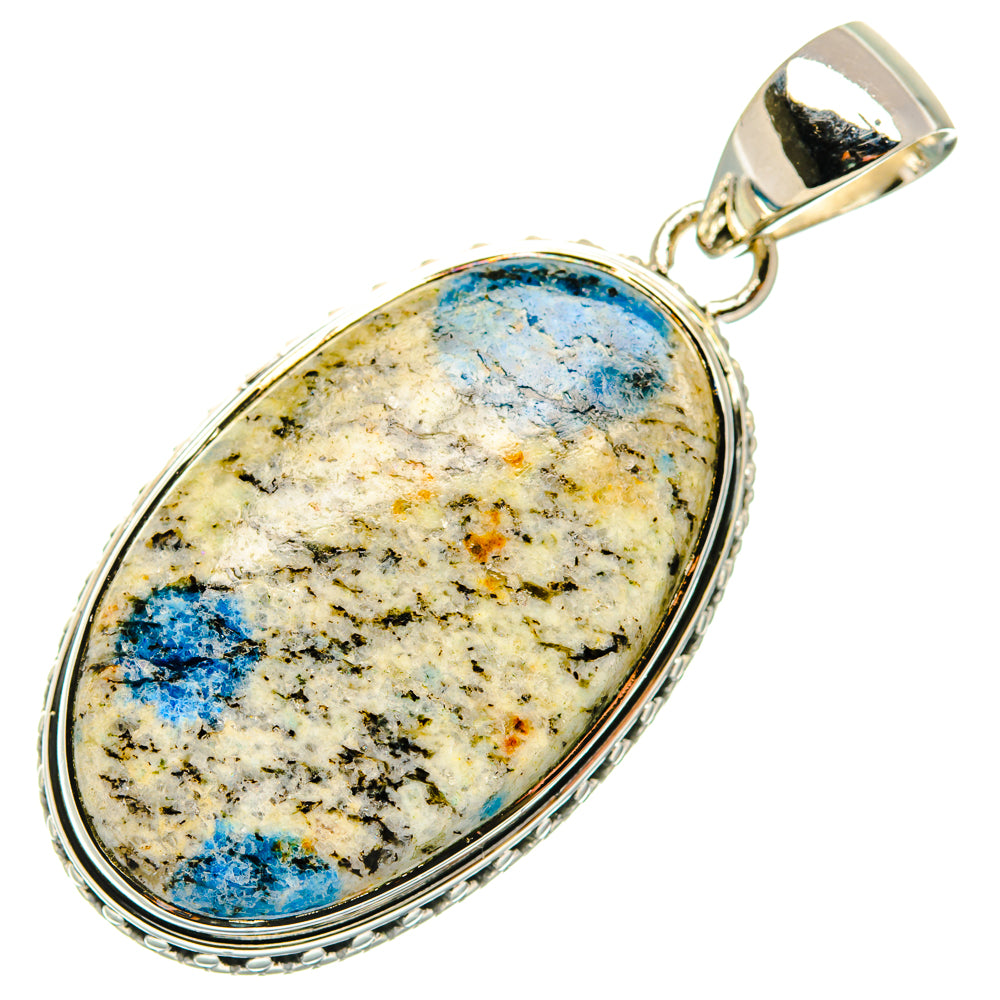 K2 Blue Azurite Pendants handcrafted by Ana Silver Co - PD30004 - Photo 2