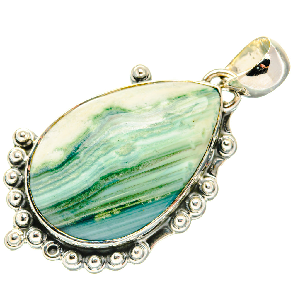 Ocean Jasper Pendants handcrafted by Ana Silver Co - PD30009 - Photo 2