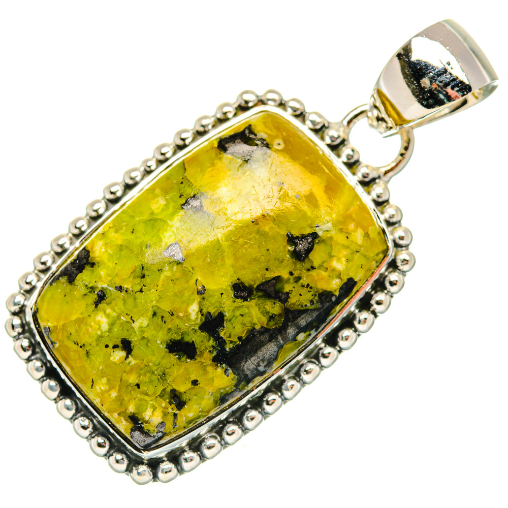 Lizardite Pendants handcrafted by Ana Silver Co - PD30019 - Photo 2