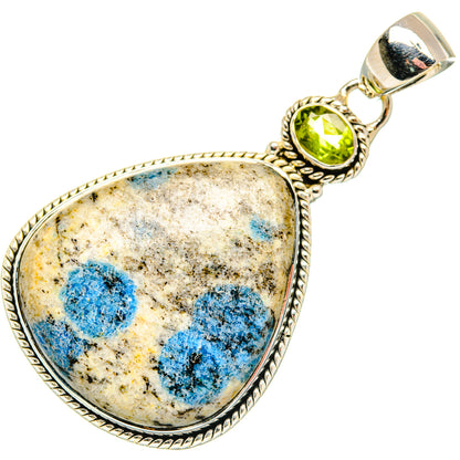 K2 Blue Azurite Pendants handcrafted by Ana Silver Co - PD30022 - Photo 2