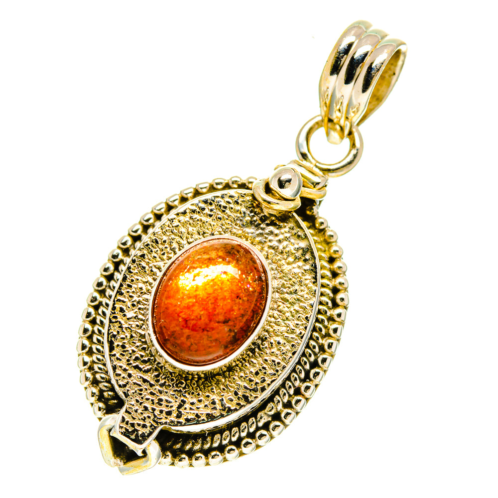 Sunstone Pendants handcrafted by Ana Silver Co - PD3003