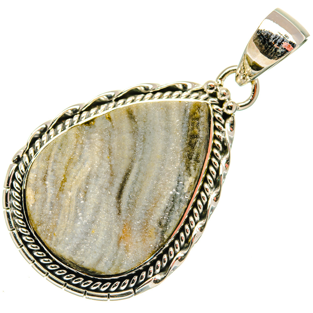 Desert Druzy Pendants handcrafted by Ana Silver Co - PD30031 - Photo 2