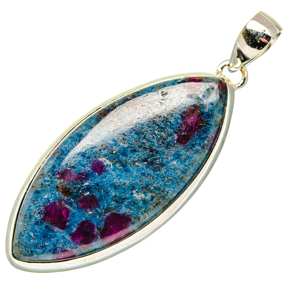 Ruby Fuchsite Pendants handcrafted by Ana Silver Co - PD30045 - Photo 2