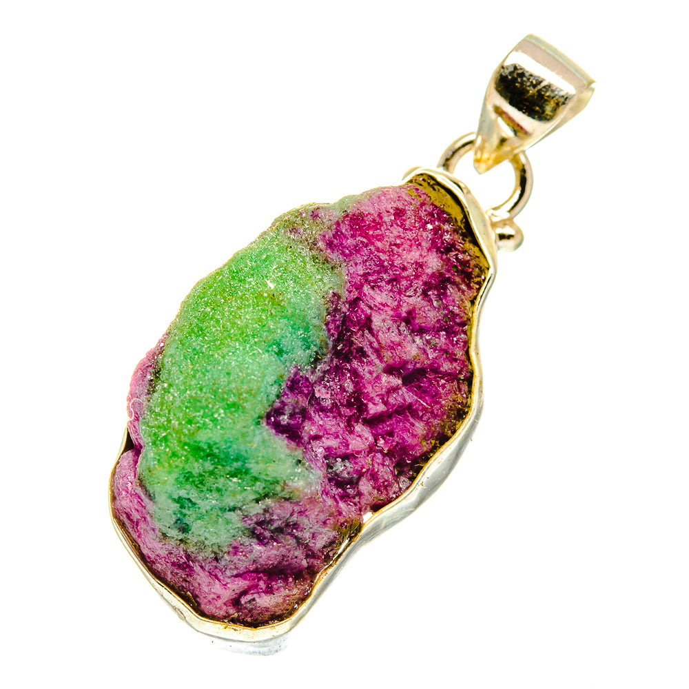 Ruby Zoisite Pendants handcrafted by Ana Silver Co - PD3005