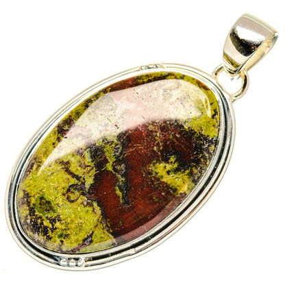 Dragon's Blood Stone Pendants handcrafted by Ana Silver Co - PD30052 - Photo 2