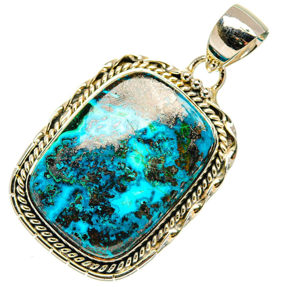 Shattuckite Pendants handcrafted by Ana Silver Co - PD30060 - Photo 2