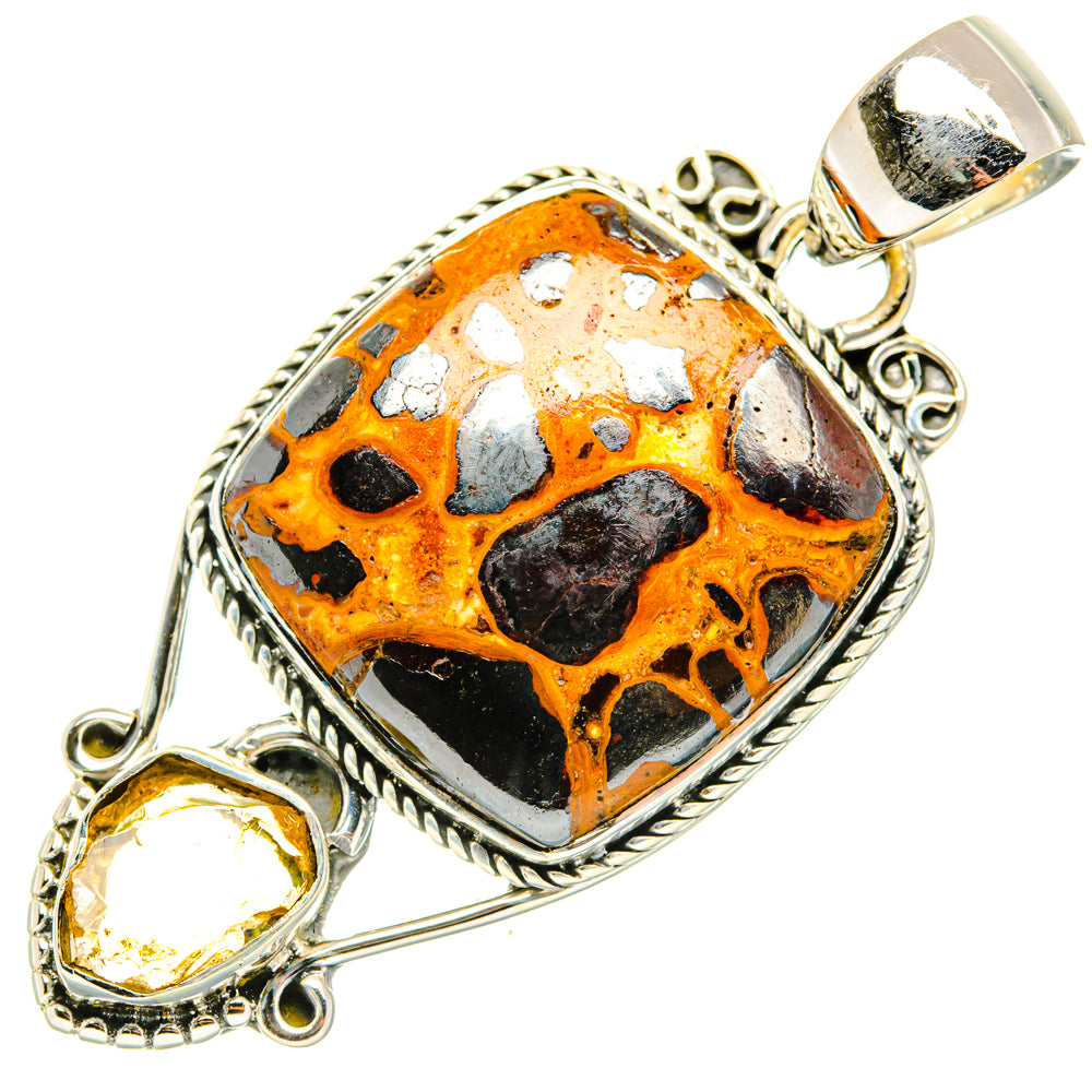 Bauxite Pendants handcrafted by Ana Silver Co - PD30061 - Photo 2