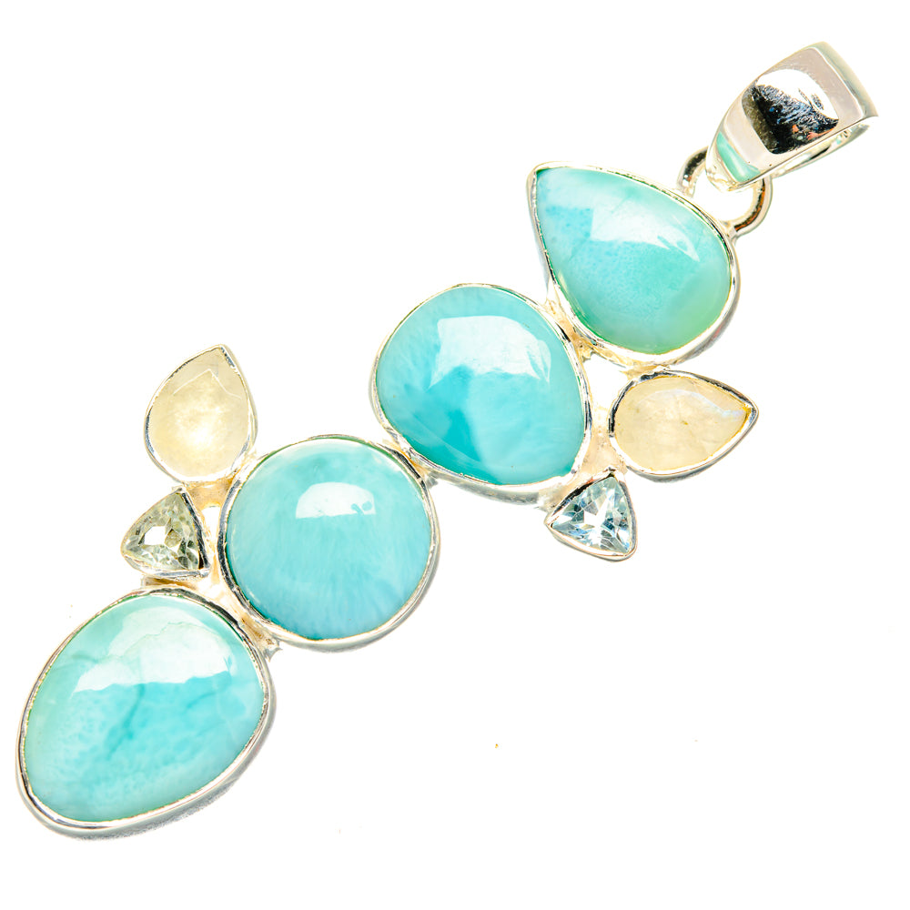 Larimar Pendants handcrafted by Ana Silver Co - PD30065 - Photo 2