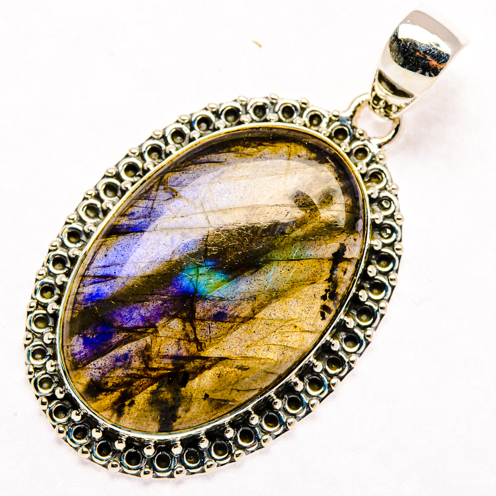 Labradorite Pendants handcrafted by Ana Silver Co - PD30068 - Photo 2