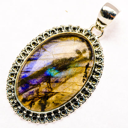 Labradorite Pendants handcrafted by Ana Silver Co - PD30068 - Photo 2