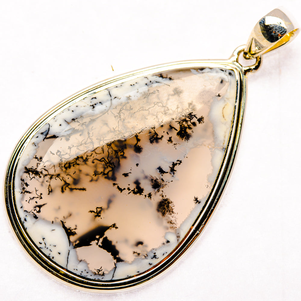 Dendritic Opal Pendants handcrafted by Ana Silver Co - PD30073 - Photo 2