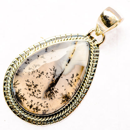 Dendritic Opal Pendants handcrafted by Ana Silver Co - PD30074 - Photo 2