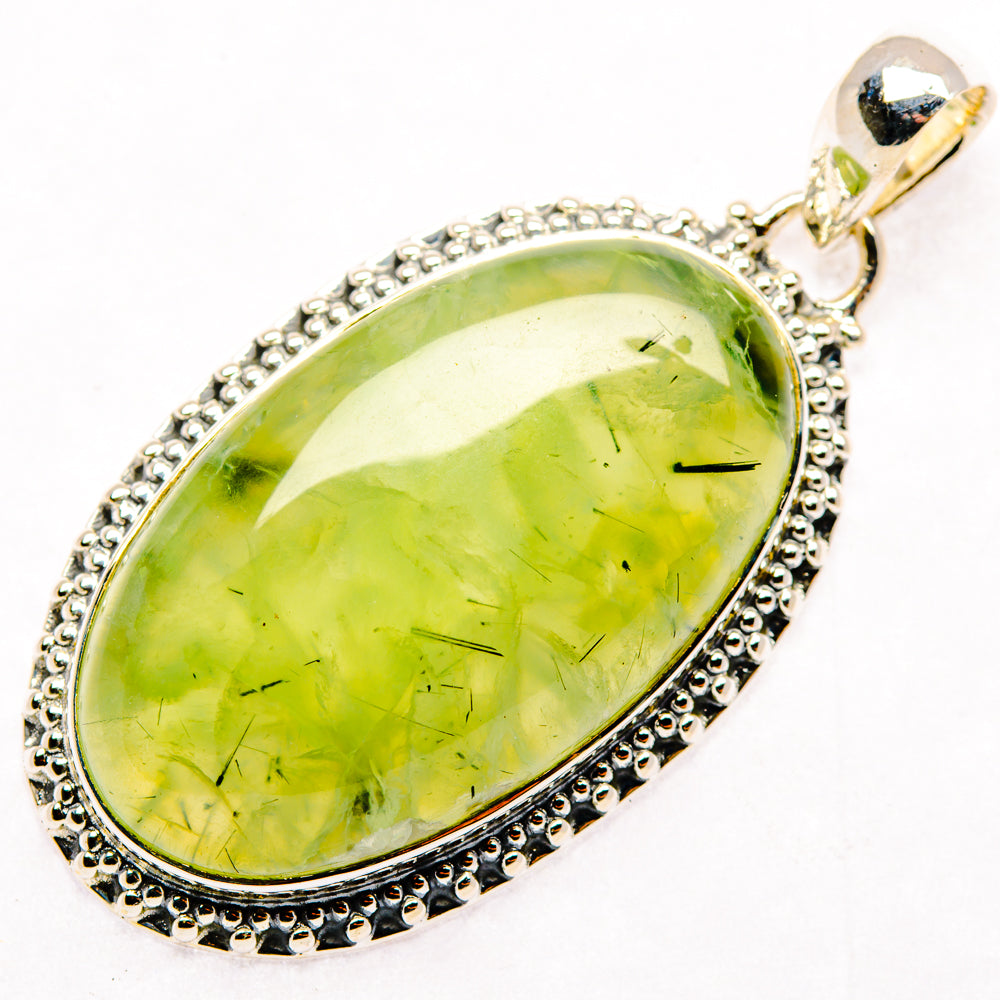Prehnite Pendants handcrafted by Ana Silver Co - PD30082 - Photo 2