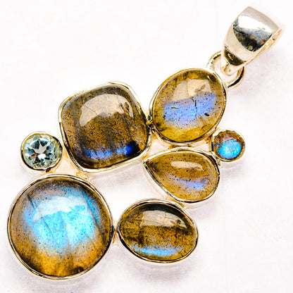 Labradorite Pendants handcrafted by Ana Silver Co - PD30083 - Photo 2