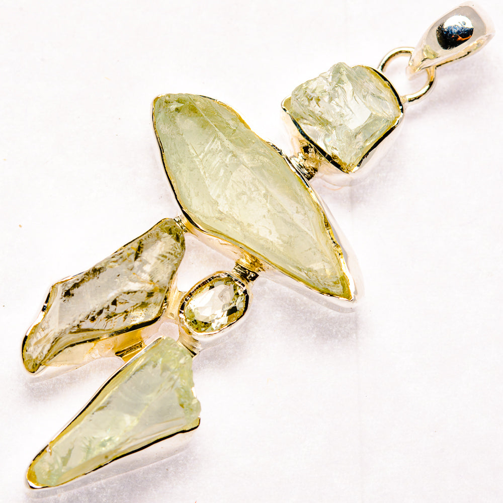 Prehnite Pendants handcrafted by Ana Silver Co - PD30089 - Photo 2