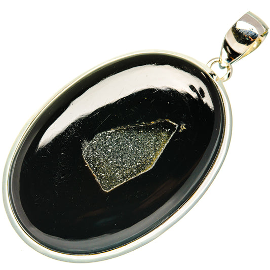 Black Onyx Pendants handcrafted by Ana Silver Co - PD30095 - Photo 2