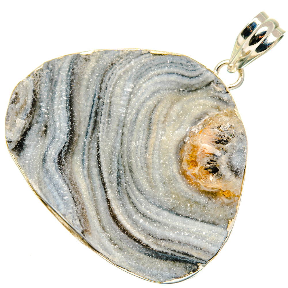 Desert Druzy Pendants handcrafted by Ana Silver Co - PD30096 - Photo 2