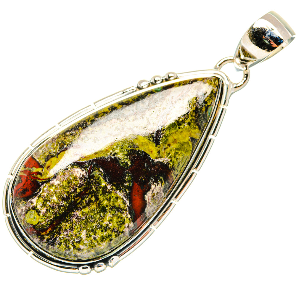 Dragon's Blood Stone Pendants handcrafted by Ana Silver Co - PD30100 - Photo 2