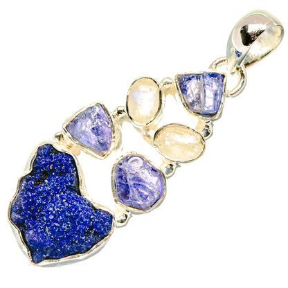 Lapis Lazuli Pendants handcrafted by Ana Silver Co - PD30117 - Photo 2