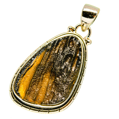 Tektite Pendants handcrafted by Ana Silver Co - PD3012