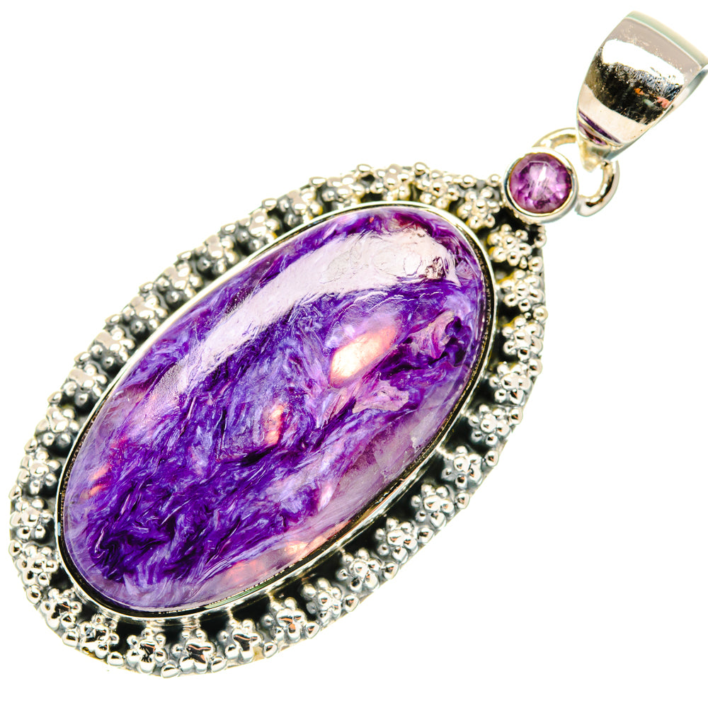 Charoite Pendants handcrafted by Ana Silver Co - PD30125 - Photo 2