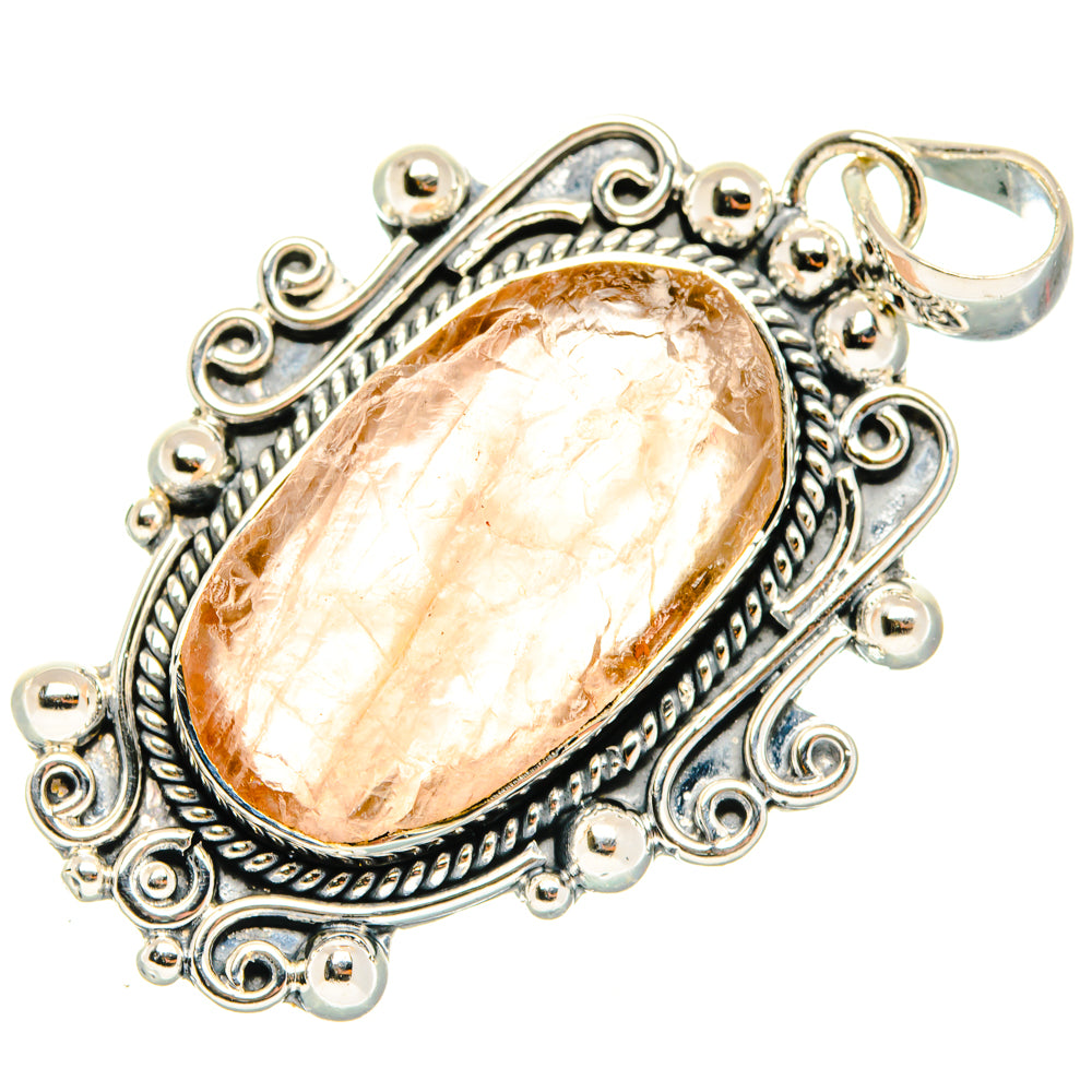 Rose Quartz Pendants handcrafted by Ana Silver Co - PD30133 - Photo 2