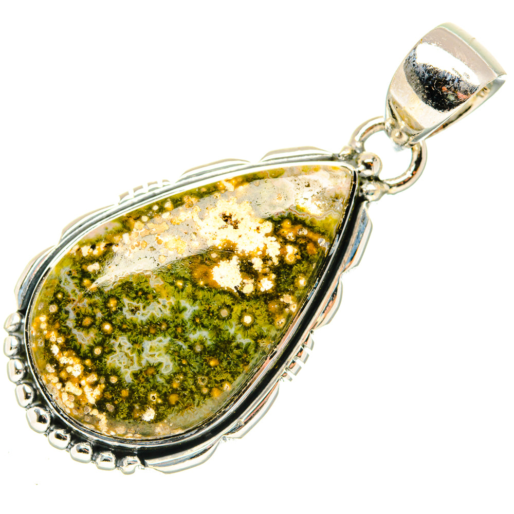 Ocean Jasper Pendants handcrafted by Ana Silver Co - PD30151 - Photo 2