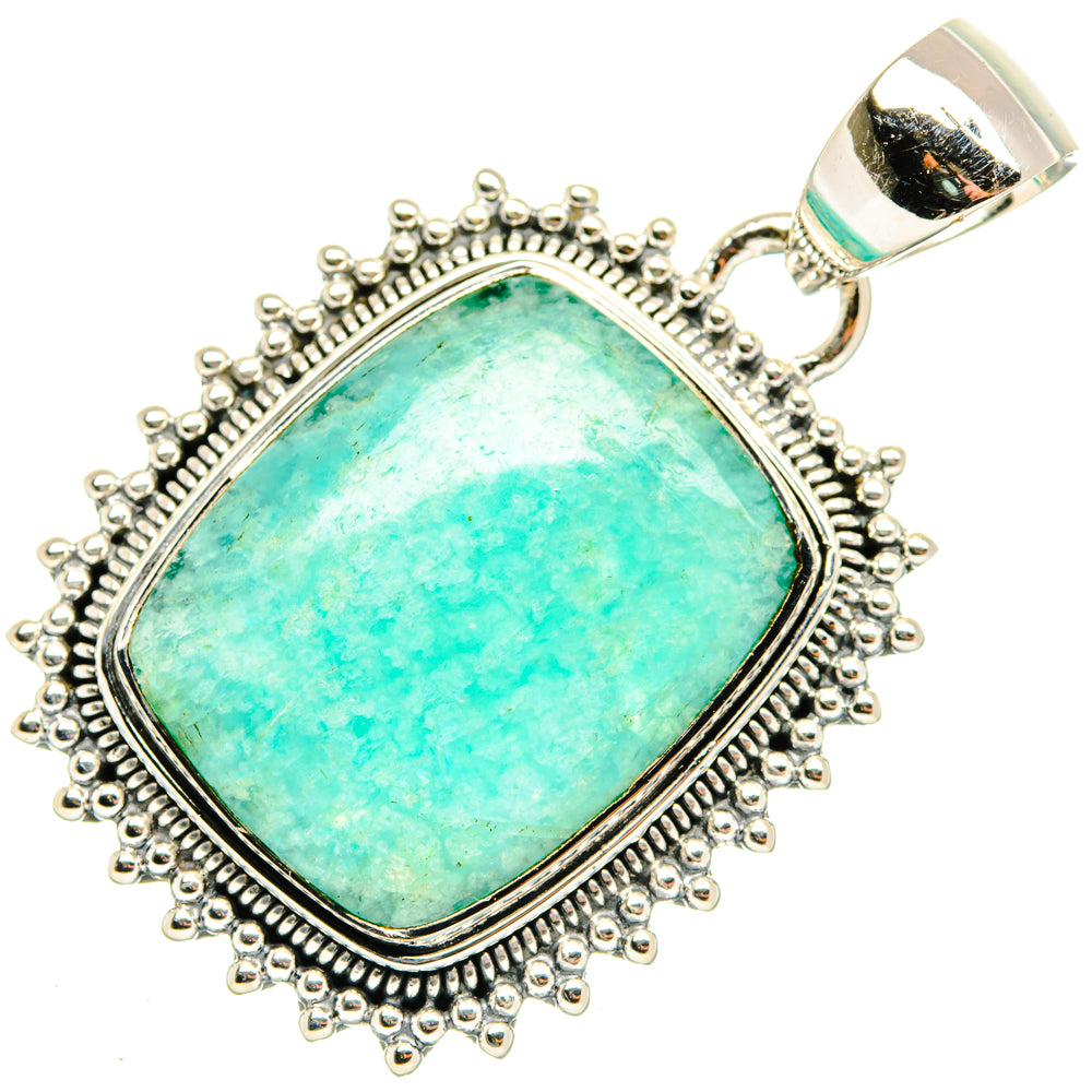 Amazonite Pendants handcrafted by Ana Silver Co - PD30156 - Photo 2